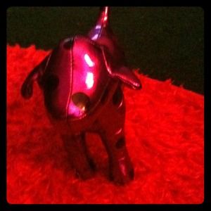 Purple dog from pink