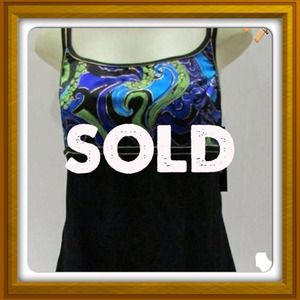 **SOLD**. Size 14 Longitude 1-piece Swimsuit/skirt