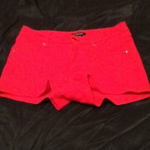 Red shorts