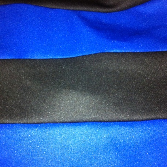 POETRY Blue and Black Striped Skirt - Picture 3 of 3