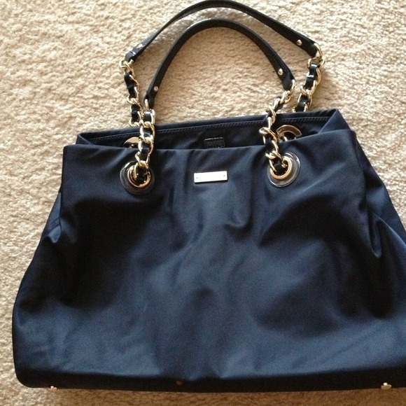 Navy blue nylon Kate Spade bag