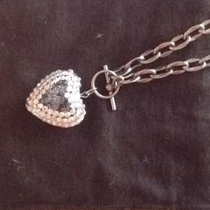 Tarina Tarantino heart toggle necklace