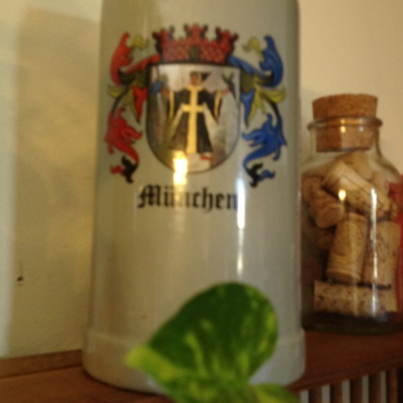German beer stein