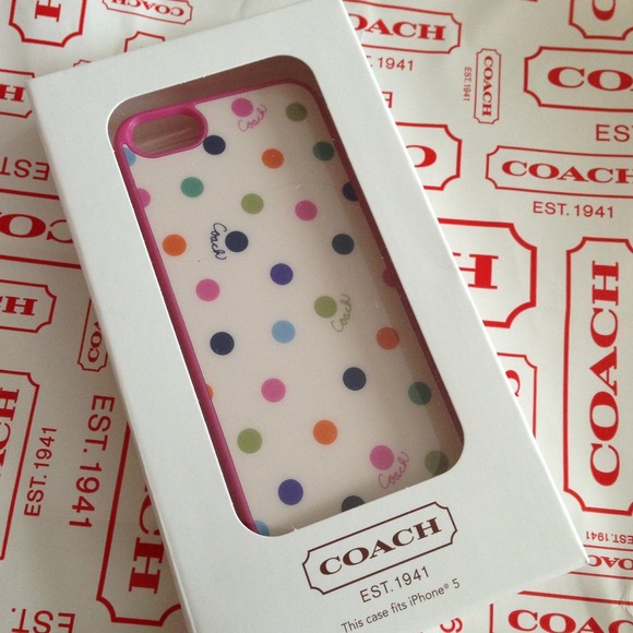 Coach Accessories - Authentic Coach iPhone 5/5S Case