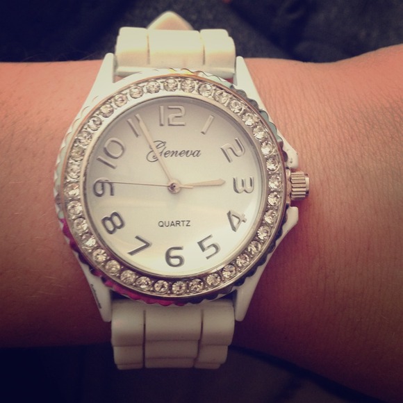 White Bling Watch!