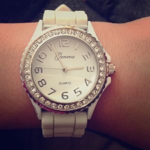White Bling Watch!