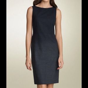 THEORY Betty-Ascend ombre shift dress Sz 4 NWT