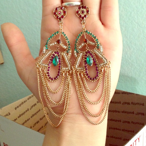 Indian style chandelier earrings!