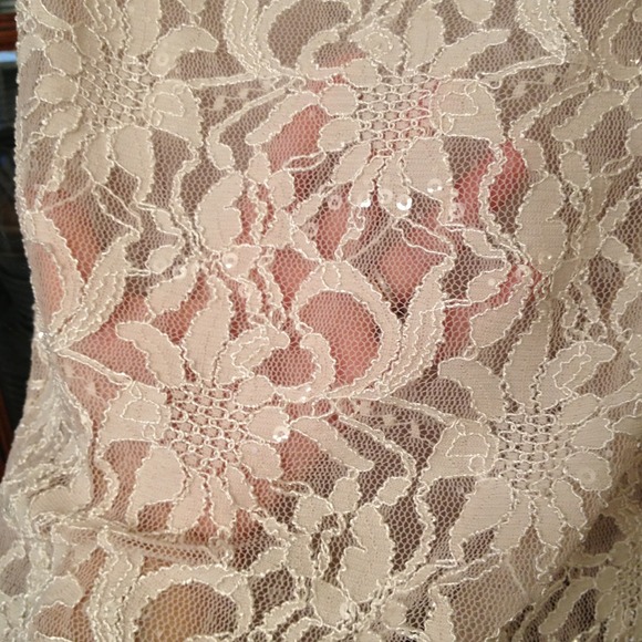 BEAUTIFUL blush / nude lace dress 🌹 - Picture 6 of 8