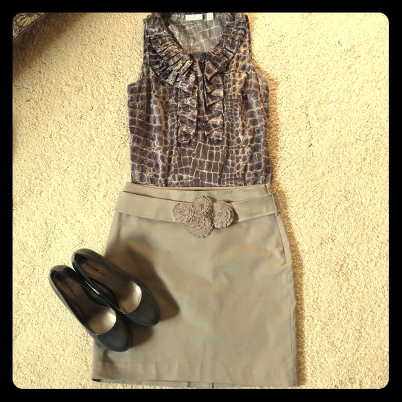 Animal print sleeveless top