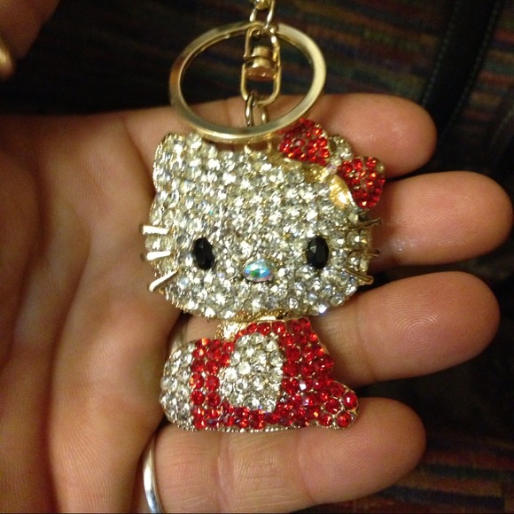 💚sold 💚Red hello Kitty with Swarovski !❤️ - Picture 2 of 4