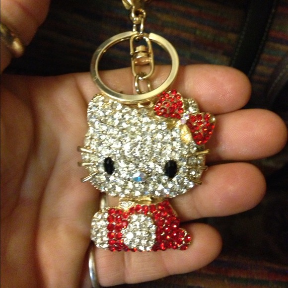 💚sold 💚Red hello Kitty with Swarovski !❤️ - Picture 3 of 4