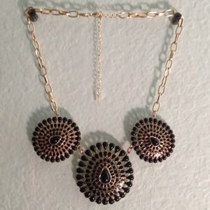 Black and gold necklace