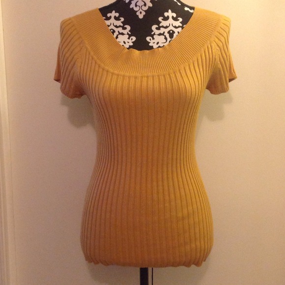 Mustard Yellow Lite-Knit Sweater