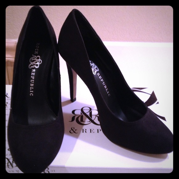 Rock Republic Black Heels 7.5