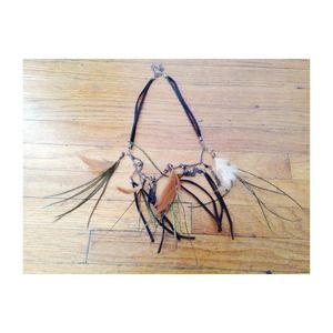Feather necklace