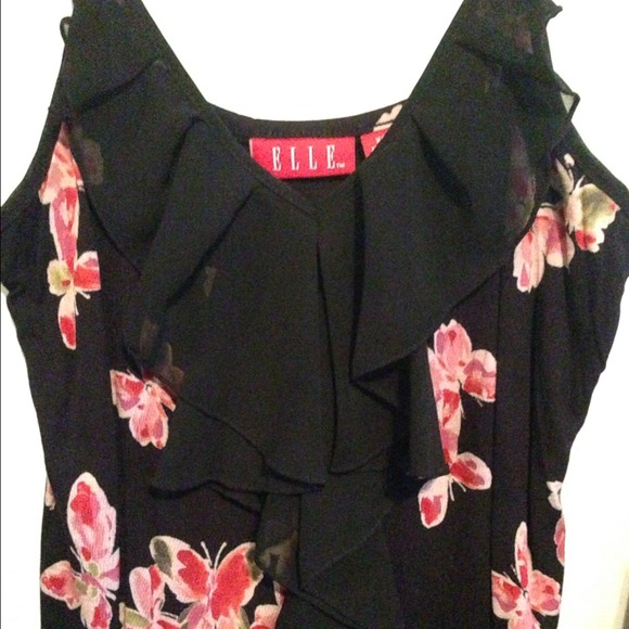 Butterfly Ruffle tank :) - Picture 3 of 4