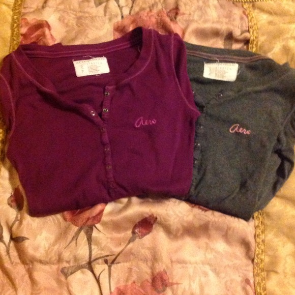 Tops - 5 Longsleeve Shirts & Hollister sweatshirt bundle!