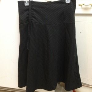 Black Stripped Skirt