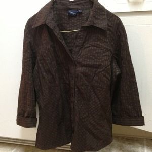 Brown Blouse