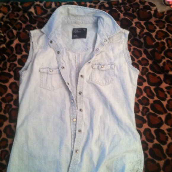 AE jean vest