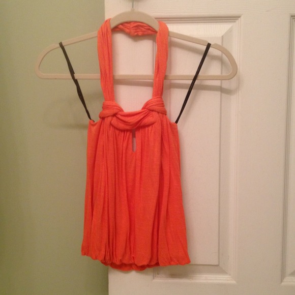 Coral Bebe halter top