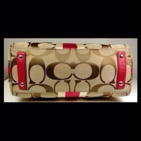 COACH STRIPED/   CARRY ALL   /  16x14