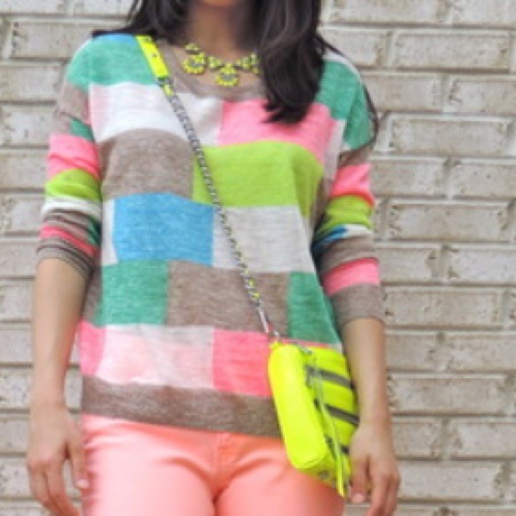 SOLDDDDD Madewell Colorblock Sweater XS
