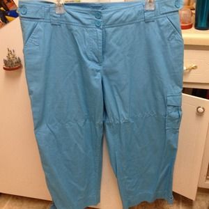 Blue Capris