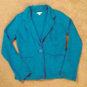 💋Caslon💋 Fitted Blue Blazer