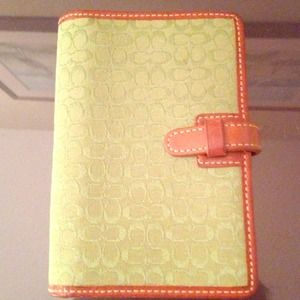 Authentic Coach Notepad cover