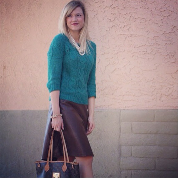 SOLD Emerald sweater from Ann Taylor