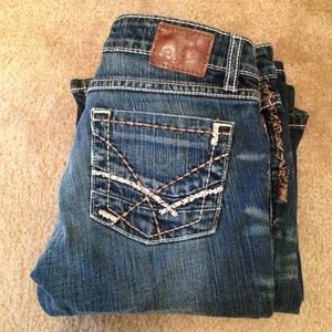 Dark denim Bke jeans