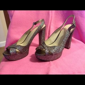 Nine West sparkle heels