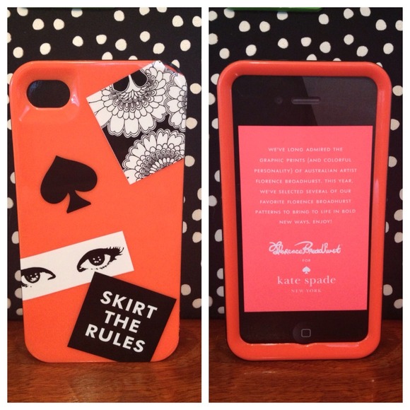 SOLD - Kate Spade Hard Phone Case 4/4S - Picture 2 of 3