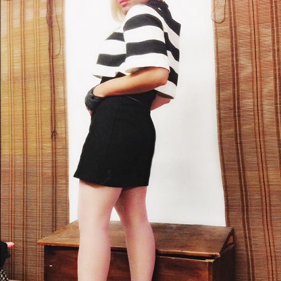 SOLD L.A.M.B. BLACK & WHITE MOD CAPELET 6 - Picture 3 of 3