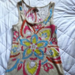 Old navy floral tank top