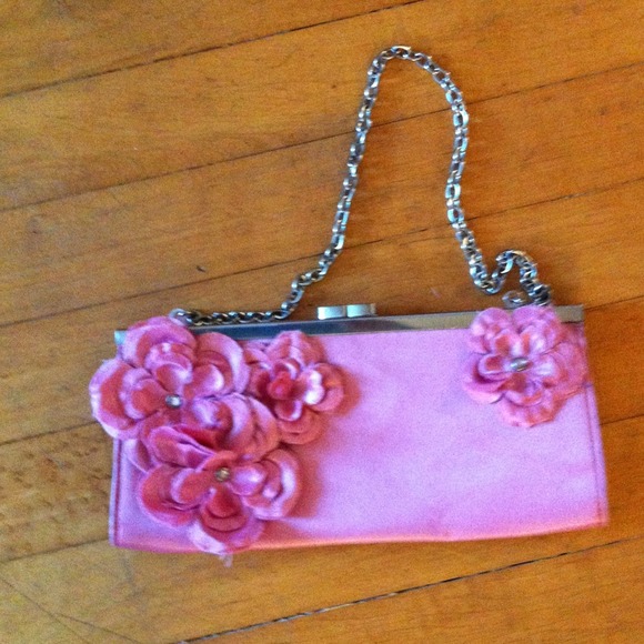 Satin pink purse!