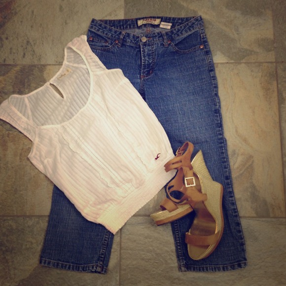 Denim Capri crop pant 3