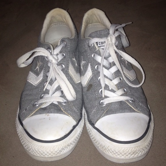 Grey Converse sneakers