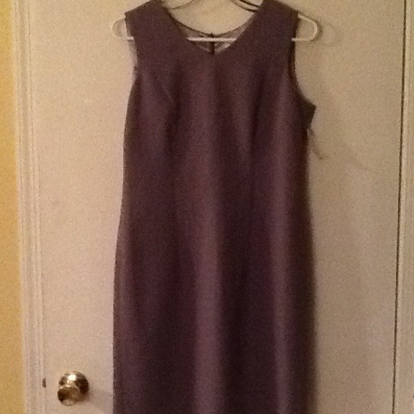 Light grey pinstripe dress