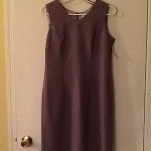 Light grey pinstripe dress