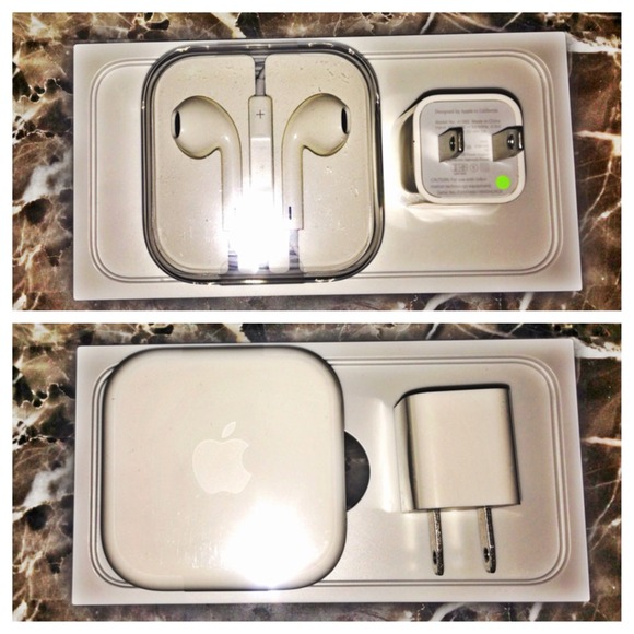 iPhone 5 headphones &iPhone charger Adapter