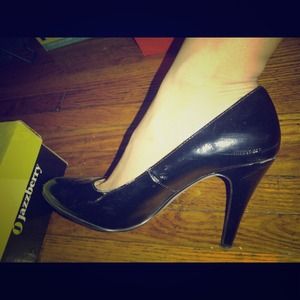 Black Patent Leather Pumps