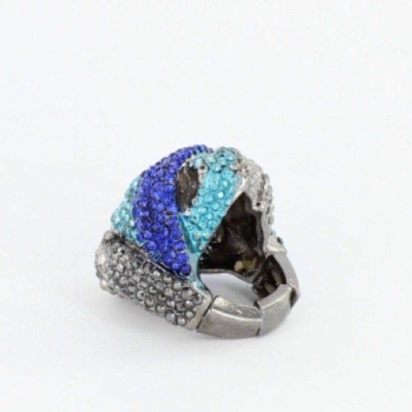 Blue cocktail ring - Picture 2 of 2