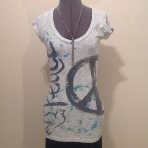 Graffiti V-Neck Tee