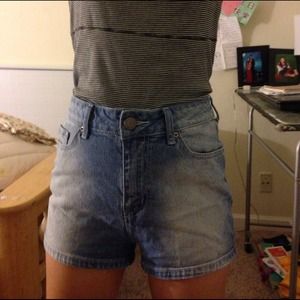Sold High rise Denim Erin jean shorts urban out