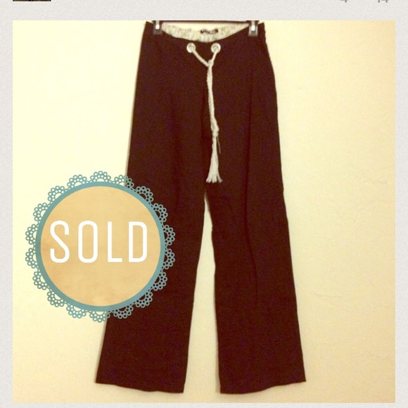 Black Linen Pants • Like New!