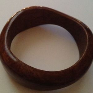 Wooden bracelets set of two.