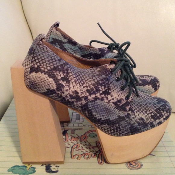 Sold Jeffrey Campbell Security Platform Booties - Picture 1 of 4